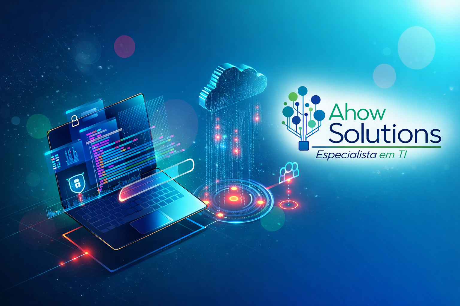 Profissional de TI realizando monitoramento de rede para gestão de TI empresarial Sorocaba.