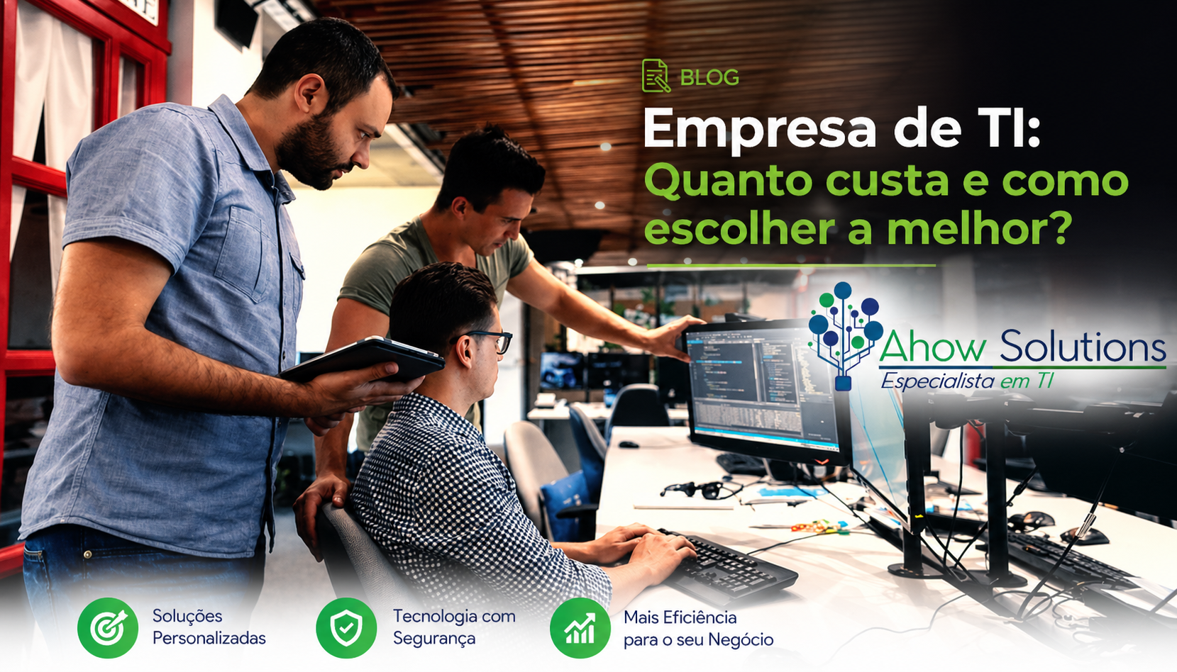 Consultor de TI analisando infraestrutura de rede em Sorocaba, representando suporte técnico especializado para empresas locais"