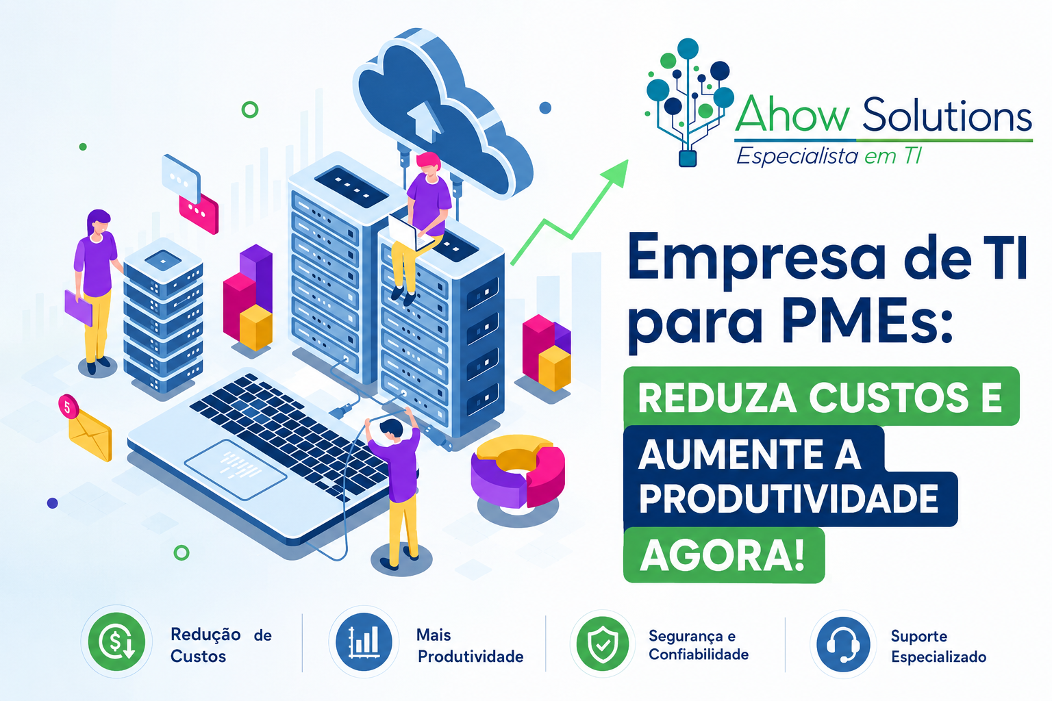 Empresário em Sorocaba analisando métricas de produtividade com suporte de uma empresa de TI para PMEs