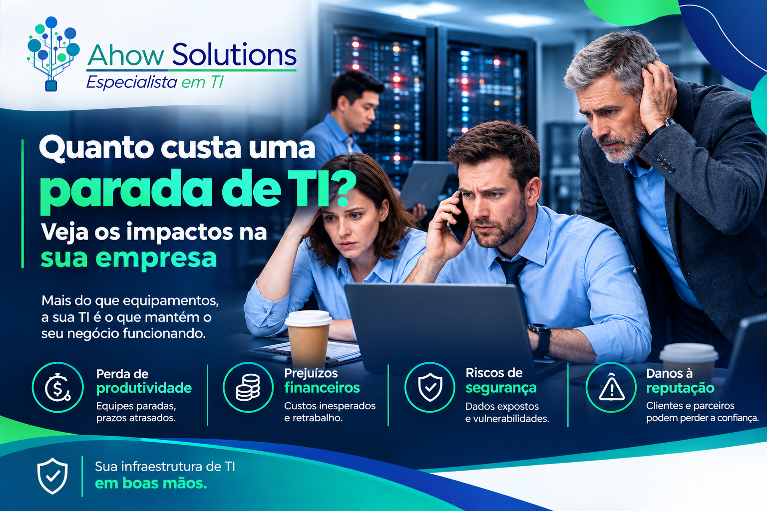 Descubra quanto custa uma parada de TI, como calcular perdas de produtividade e como a gestão de TI em Sorocaba pode ajudar sua empresa.